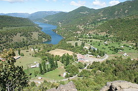 Cherquenco, a orillas del lago Ralco