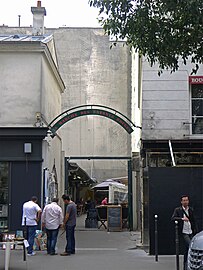 Entrée du marché côté rue de Bretagne.