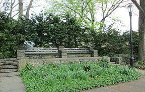 Stone benches