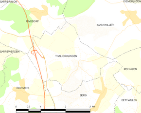 Poziția localității Thal-Drulingen