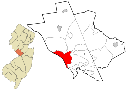 মার্সার কাউন্টিতে অবস্থান Interactive map of Trenton, New Jersey