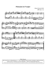 Thumbnail for File:Johann Sebastian Bach - BWV Anh. 117a - Polonaise in F major.pdf