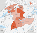 Verwaltungskreise des Kantons Bern bis 31. Dezember 2021