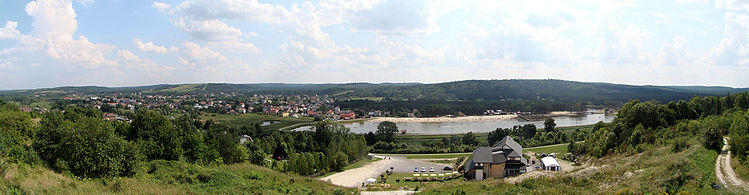 Panorama Krasnobrodu – widok z wieży widokowej