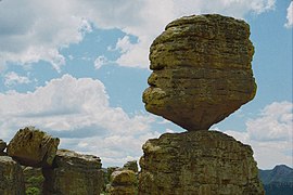 Big Balanced Rock along the Heart of Rocks trail