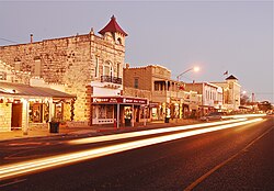 East end of downtown Fredericksburg