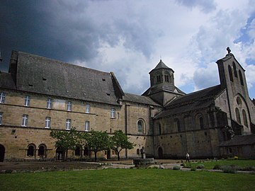 L'abbaye d'Aubazine.