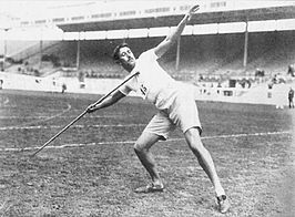 Tijdens de Olympische Spelen van 1908 in Londen