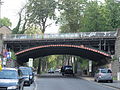 Rheinische Bahn Brücke über die Kortumstraße