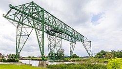 55. Platz: Matthias Süßen mit Schwebefähre Osten–Hemmoor im Landkreis Cuxhaven