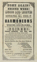 Harmoneons performing at Horticultural Hall, 1851