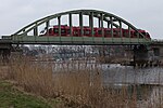 Spoorbrug over het Twentekanaal.