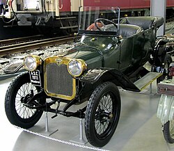 Wanderer W1 (Vorserienfahrzeug, 1911) im Verkehrszentrum des Deutschen Museums in München