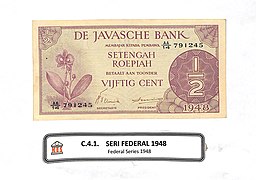 MUS C.4.1. Uang Indonesia Rp0,5 Federal, 1948; 1.jpg