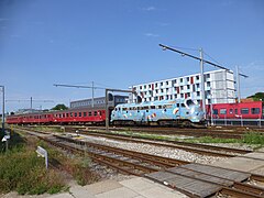 MY 1126 met historische trein in Hillerød