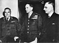 Image 28MacArthur with Blamey and Prime Minister Curtin in March 1942 (from Military history of Australia during World War II)