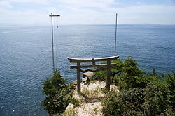 琵琶湖與竹生島上的都久夫須麻神社（日语：都久夫須麻神社）