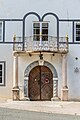 English: Portal and balcony at the mansion #31 Deutsch: Portal und Balkon vom Gewerkenhaus Nr. 31