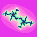 c=(φ-2)+(φ-1)i = -0.4+0.6i (неповезан)