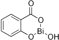 Strukturformel von Bismutsubsalicylat