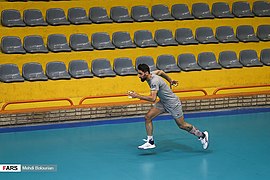 Iran men's national volleyball team in training, 30 December 2019 12.jpg