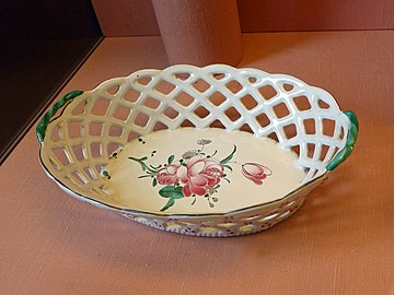 Panier en faïence de Joseph Hannong.