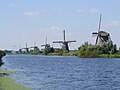 Windmolens in Kinderdijk