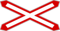 Level crossing (one track)