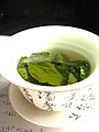 Image 36Oolong tea leaves steeping in a gaiwan (from Chinese culture)