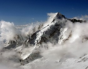 Vue du mont Dolent (face nord).