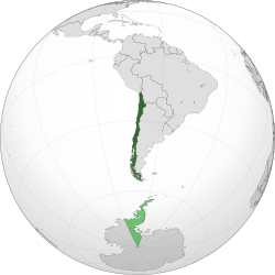 Location of Chile