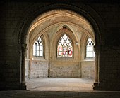 Chœur de l’église depuis la nef.