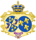 Description de l'image Coat of Arms of Marie Thérèse of France (Order of Maria Luisa).svg.