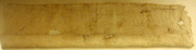 Pièce de lin portant une inscription en hiératique mentionnant Toutankhamon, découverte dans la cache KV54 - Metropolitan Museum of Art - New York