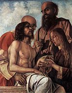 Giovanni Bellini Pieta, 106 x 84 cm.