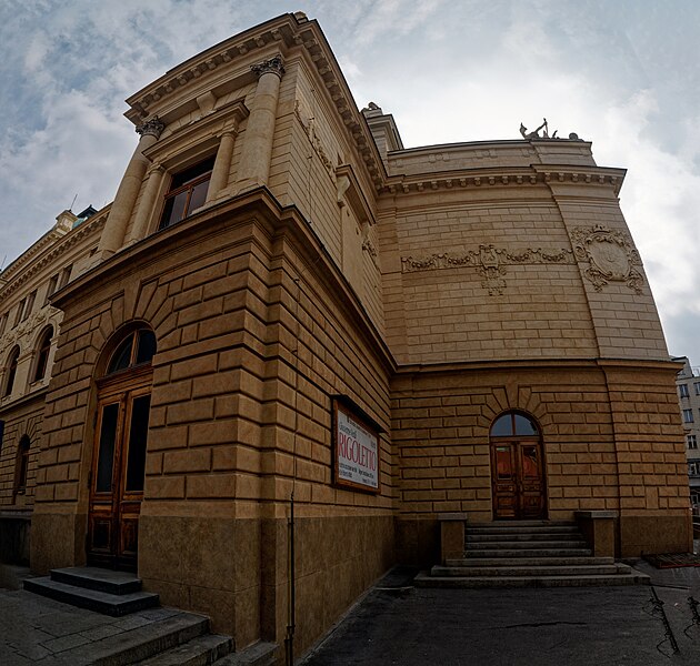 File:Plzeň - Palackého náměstí - Josef Kajetán Tyl Theatre - Divadlo Josefa Kajetána Tyla 1902 by Antonín Balšánek - Neo-Renaissance architecture 01.jpg