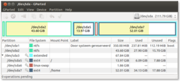 GParted su GNU/Linux