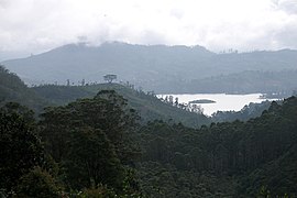 Sri Lanka, Maskeliya Lake from slopes of Sri Pada.jpg