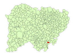 Nava de Béjar - Localizazion