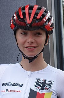 Liane Lippert als Junioren-Europameisterin (2019)