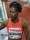 Natasha Morrison Rang fünf in 11,15 s