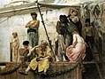 Boulanger Gustave Clarence Rudolphe, The Slave Market, before 1882.