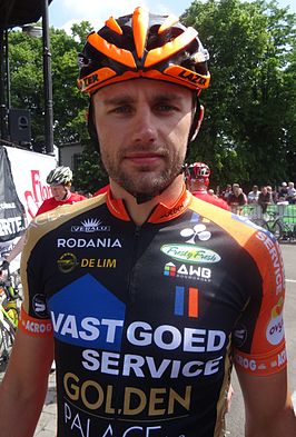 Rob Peeters tijdens de Grand Prix Criquielion in 2014.