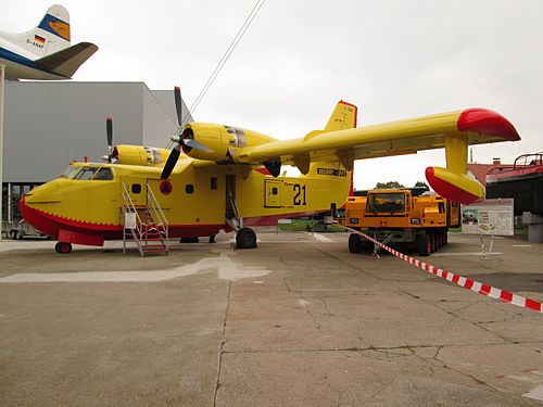 Amphibien-Löschflugzeug im Technik-Museum Speyer