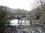 Canal Aqueduct over Afon Twrch, including weir