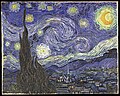 《星夜》（The Starry Night），1889年，收藏于纽约现代艺术博物馆