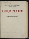 Wacław Gąsiorowski Emilja Plater