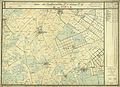 Andau/Taresa (rechts unten) und Umgebung um 1873 (Aufnahmeblatt der Landesaufnahme)