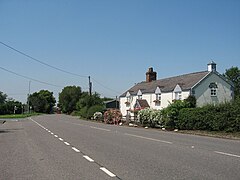 Cottage at Four Lanes, Higher Marston - geograph.org.uk - 6633147.jpg