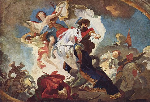 La Victoire de Saint Jacques de Compostelle (vers1764) Palais du Belvédère